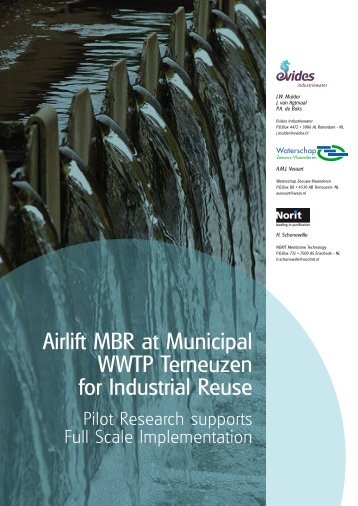 Airlift MBR at Municipal WWTP Terneuzen for Industrial ... - Evides