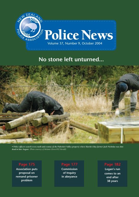 Police News Oct.indd - New Zealand Police Association