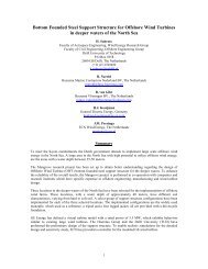 Bottom Founded Steel Support Structure For Offshore Wind Turbines ...