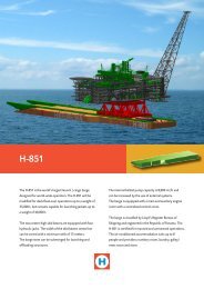 The H-851 is the world's largest launch / cargo barge designed for ...