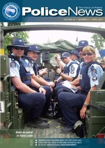 Police News Aprr 07.indd - New Zealand Police Association