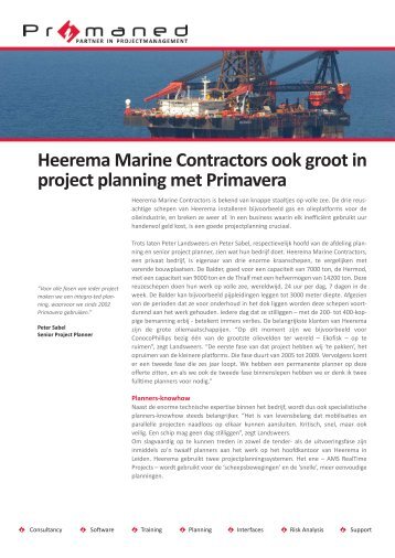 Heerema Marine Contractors ook groot in project ... - Primaned