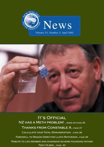 Police News March 26858 - New Zealand <b>Police Association</b> - police-news-march-26858-new-zealand-police-association