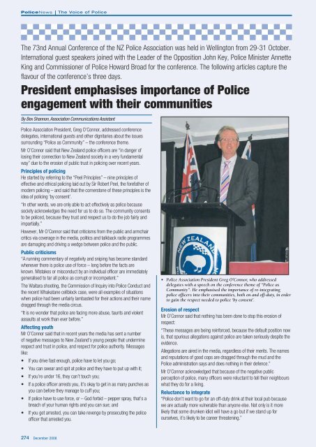 Police News Dec 08.indd - New Zealand Police Association