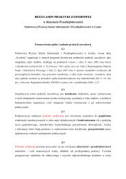 regulamin praktyk - PWSIiP w Łomży