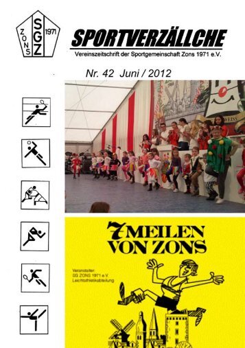Leichtathletikabteilung - SG ZONS