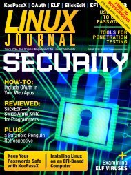 Linux Journal | January 2012 | Issue 213 - ACM Digital Library