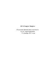 AO «Самрук-Энерго» Отдельная финансовая отчетность за год ...