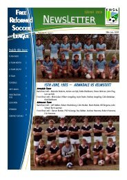 15TH June, 1985 — Armadale vs Kelmscott - Free Reformed Soccer ...