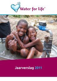 Water for Life jaarverslag 2011 - Evides