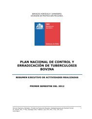plan nacional de control y erradicaciÃ³n de tuberculosis bovina