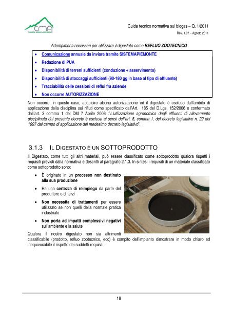 Guida impianti biogas - Consorzio Monviso Agroenergia