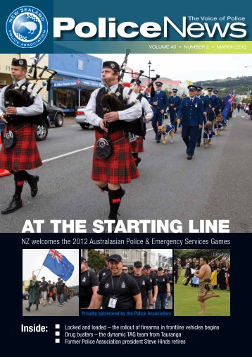 AT THE STARTING LINE - New Zealand Police Association