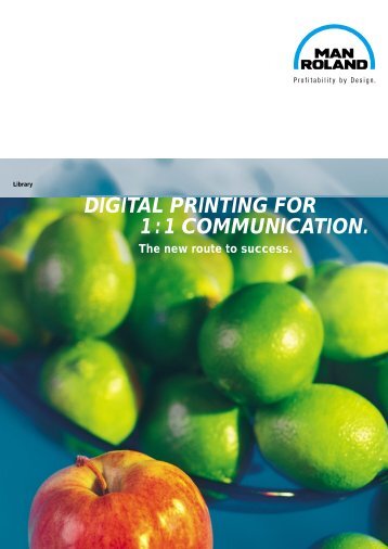 DIGITAL PRINTING FOR 1 : 1 COMMUNICATION. - Istragrafika