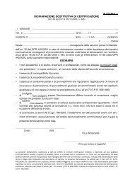 Dichiarazione sostitutiva certificazione - Ordine dei medici-chirurghi ...