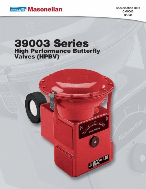 Masoneilan 39003 Series Spec Data