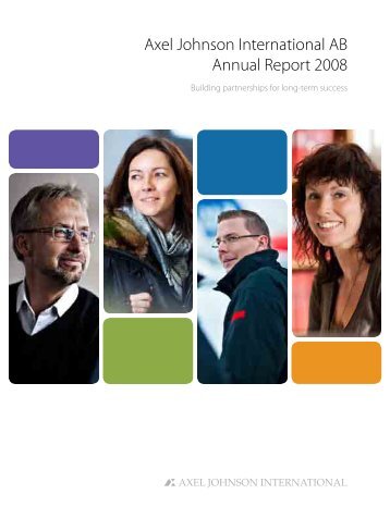 Annual report 2008 - Axel Johnson International - Axinter