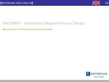 VACUMED® - Intermittent Negative Pressure Therapy