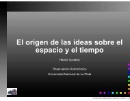 El origen de las ideas sobre el espacio y el tiempo - Universidad ...