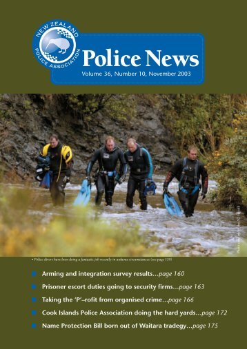 NZPA News November - New Zealand Police Association