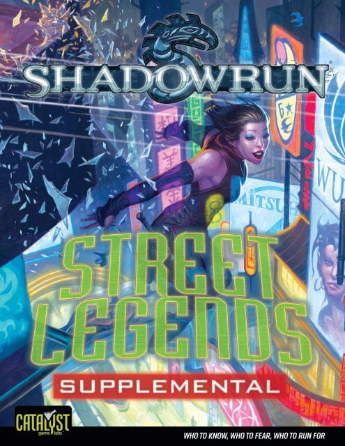 Shadowrun: Street Legends Supplemental - Title