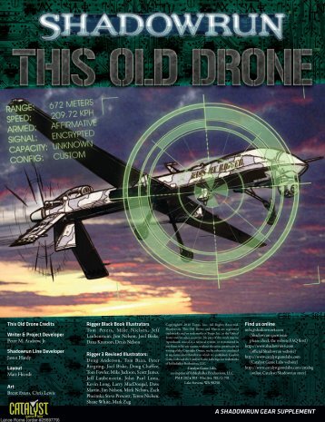 Shadowrun: This Old Drone - Impossible Box Studios