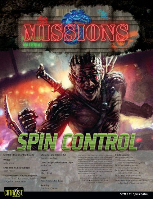 Shadowrun Mission 03-10: Spin Control - Title