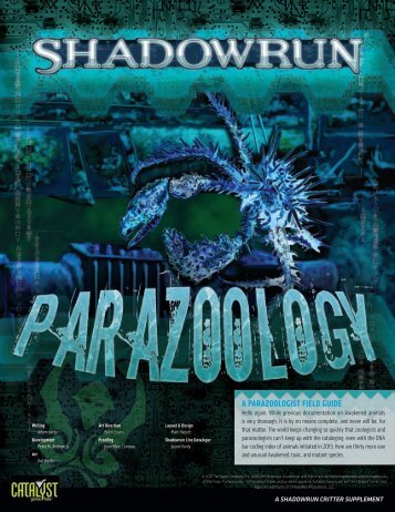 Shadowrun: Parazoology - Impossible Box Studios