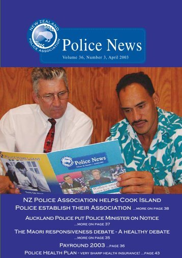 NZPA News April - New Zealand Police Association