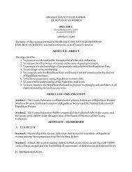 BYLAWS - California Federation of Republican Women