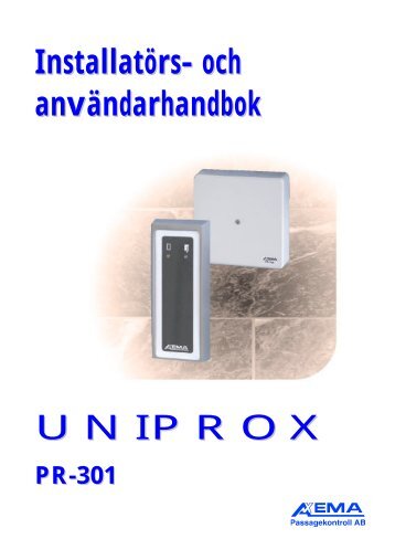 Man PR-301.pdf - Blekinge LÃ¥s & Larmteknik AB