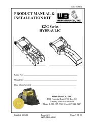 PRODUCT MANUAL & INSTALLATION KIT - Werk-Brau Co., Inc.