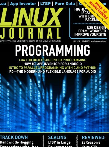 Linux Journal | May 2012 | Issue 217 - ACM Digital Library