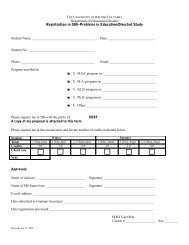 Form and Instructions for Directed Study â 580 - Department of ...