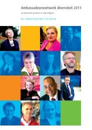 Ambassadeursnetwerk diversiteit 2011 - A+O fonds Gemeenten