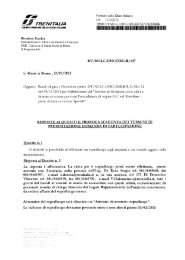 risposte ai quesiti e proroga scadenza dei termini ... - Gare di Trenitalia