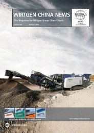 WIRTGEN CHINA NEWS