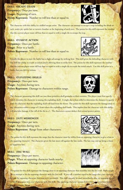 Chaostle Rule Book (pdf) - Chivalry Games