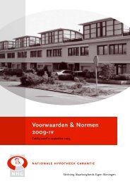 Voorwaarden & Normen 2009-iv nhg - Voorwaarden en Normen