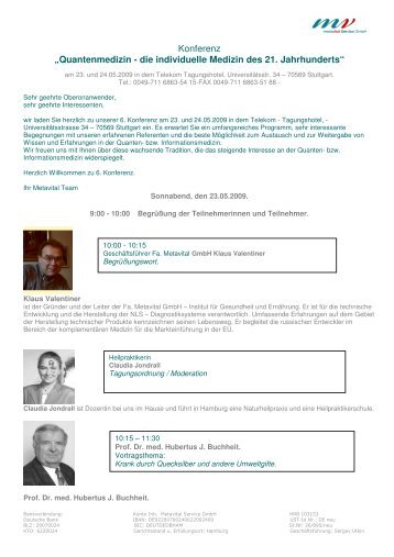 6. Konferenz - Metavital GmbH