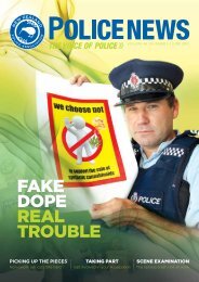FAKE dOPE REAl TROublE - New Zealand Police Association