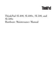 ThinkPad SL400, SL400c, SL500, and SL500c Hardware ... - tim.id.au