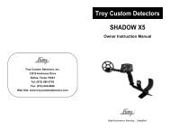 Troy Custom Detectors SHADOW X5