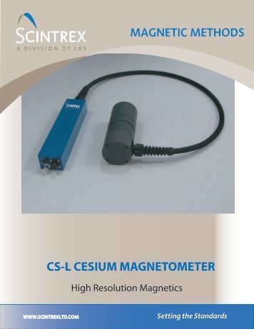 CS-L CESIUM MAGNETOMETER - Scintrex