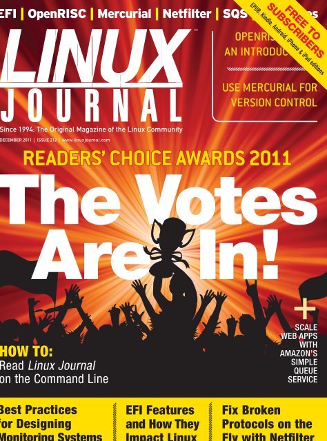 Linux Journal | December 2011 | Issue 212 - ACM Digital Library