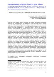 o atlas linguÃ­stico do maranhÃ£o - I SimpÃ³sio Mundial de Estudos de ...