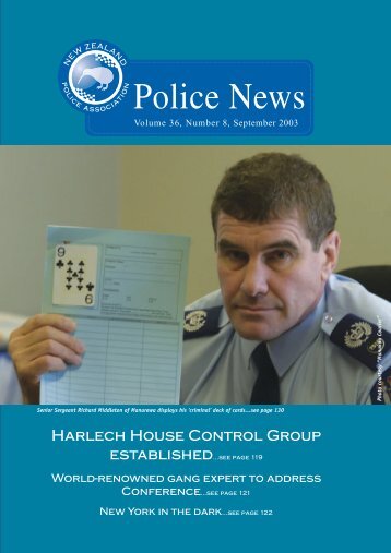 NZPA News September - New Zealand Police Association
