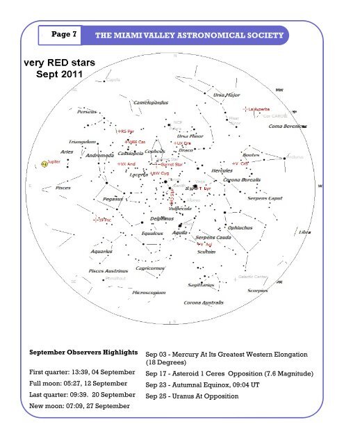 September 2011 - Miami Valley Astronomical Society