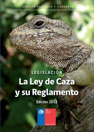 Ley de Caza - Servicio AgrÃ­cola y Ganadero