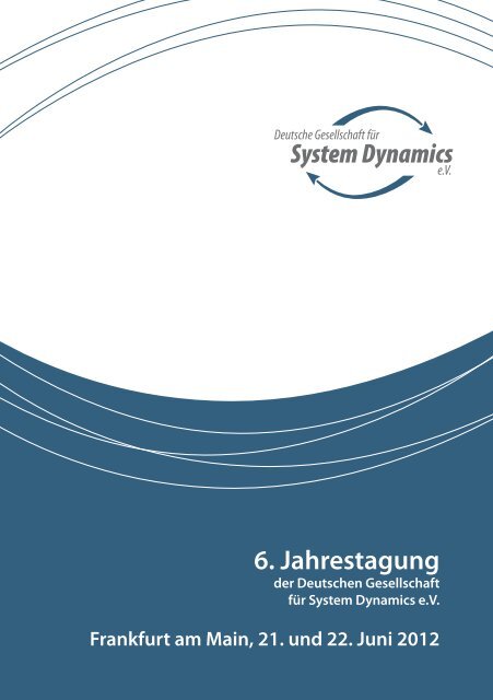 Programm - Deutsche Gesellschaft für System Dynamics eV